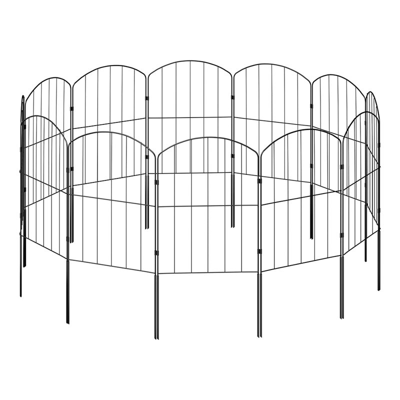 61cm H x 31cm W Metal Fence Panels Included