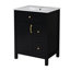 Meuble-lavabo de 24 po avec lavabo en céramique