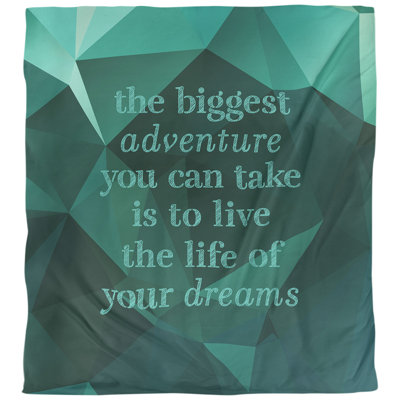 Housse de couette The Bigeste Adventure Quote