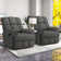 Sheletta 33.5'' Wide Modern and Overstuffed Soft Rocker Manual Recliner