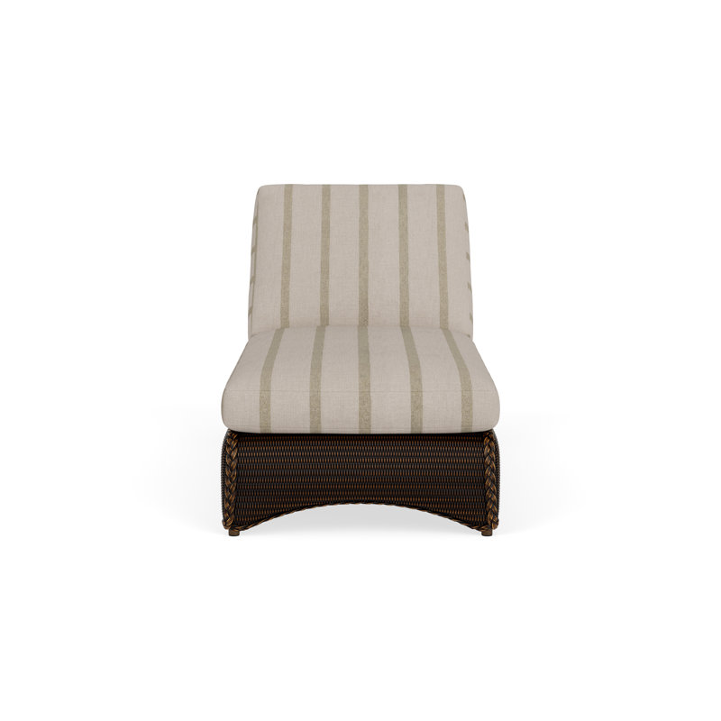 Loom Outdoor Chaise Lounge, Mink, Fife Sahara
