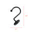Zinc Shower Curtain Hook-60023785