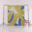 Tapis décoratif moderne bleu et jaune-141652536