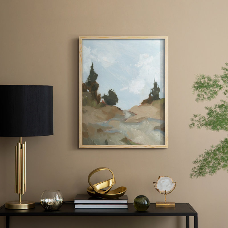 Reproduction d'art encadrée West Trail, H 30 po x l 24 po