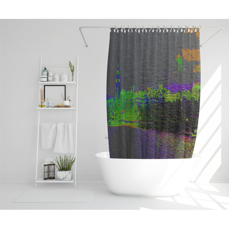 Dilwyn Polyester Shower Curtain Set