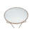 Frosted Glass Top & Champagne Finish Coffee Table