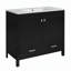Modern Bathroom Vanity with Ceramic Sink and Abundant Storage Options-112430113