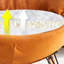 Chaise berçante en tissu Light Luxury Technology-100101934