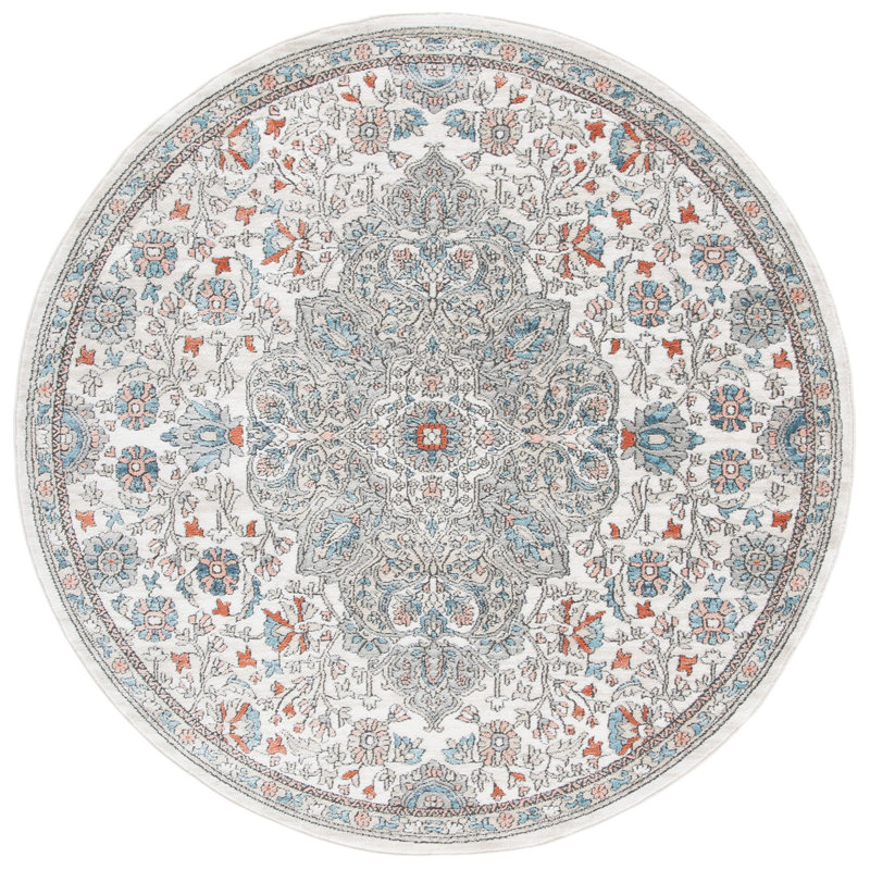 Smithtown 800 Performance Oriental Rug, Round 6'7"