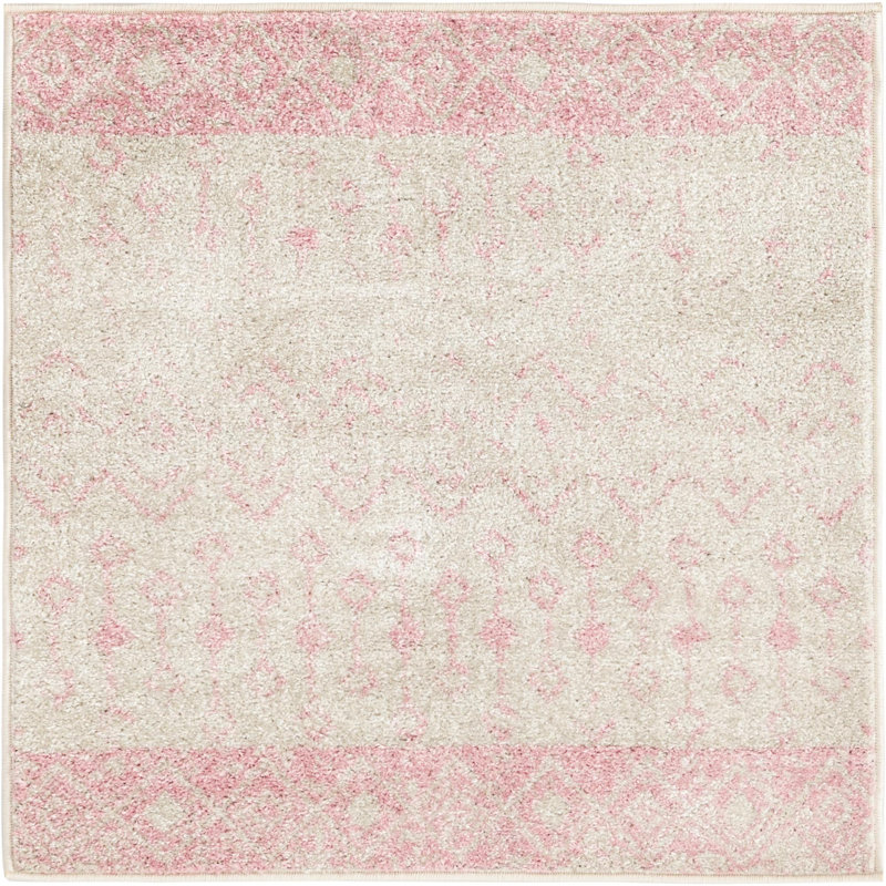Bradley-Joe Abstract Indoor Rug, Square 3'3"
