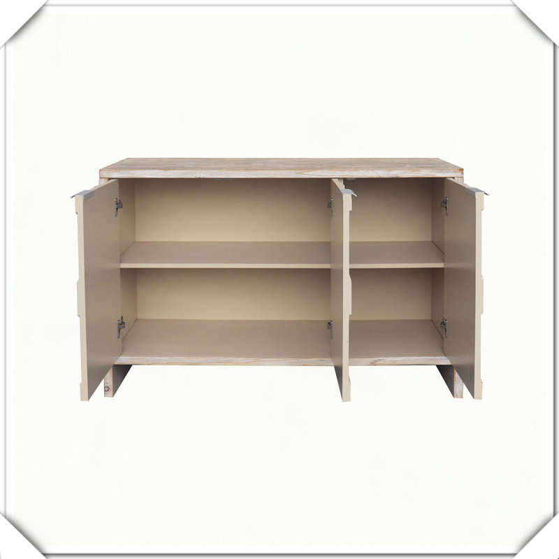 Buffet à 3 portes en bois de style campagnard