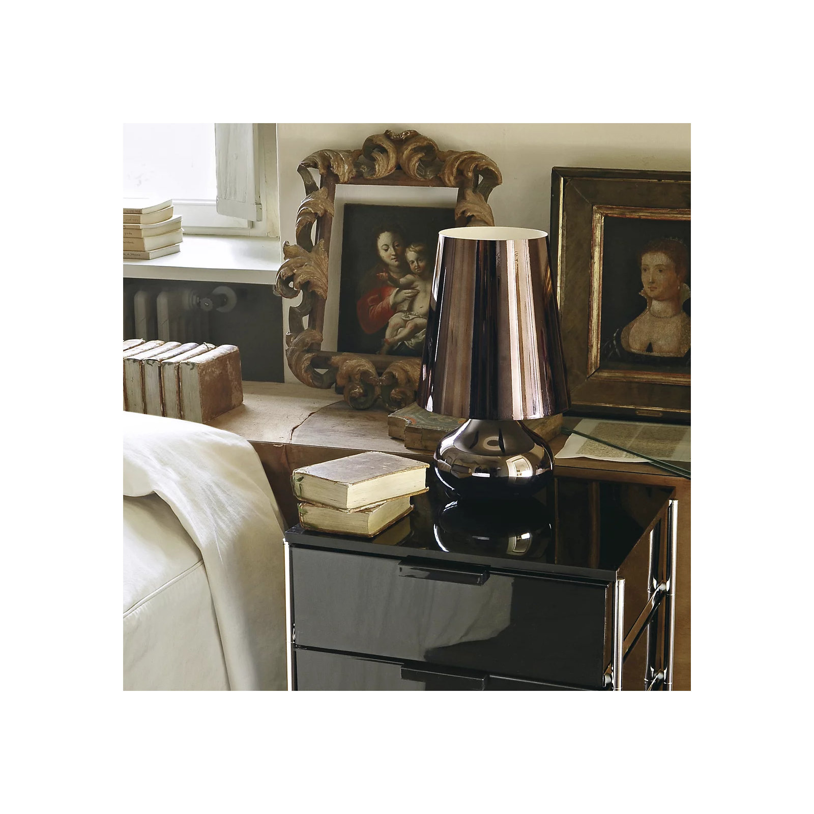 Cindy Table Lamp, Gun Metal