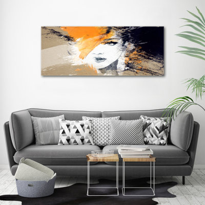 Portrait Of A Woman - No Frame Print on Canvas