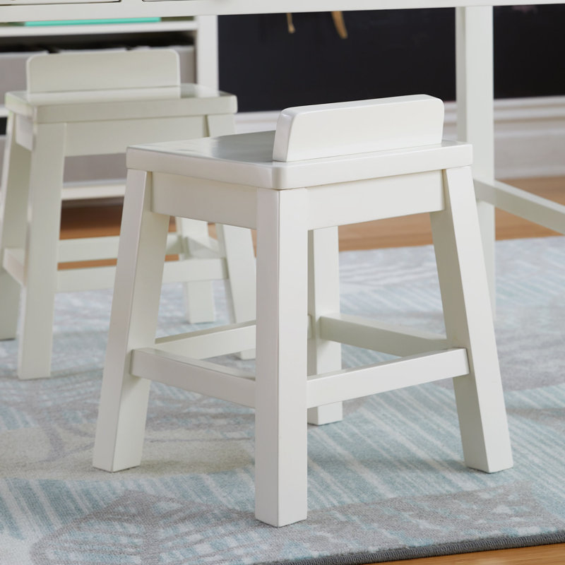 Ensemble de 2 tabourets pour enfants Martha Stewart, Blanc