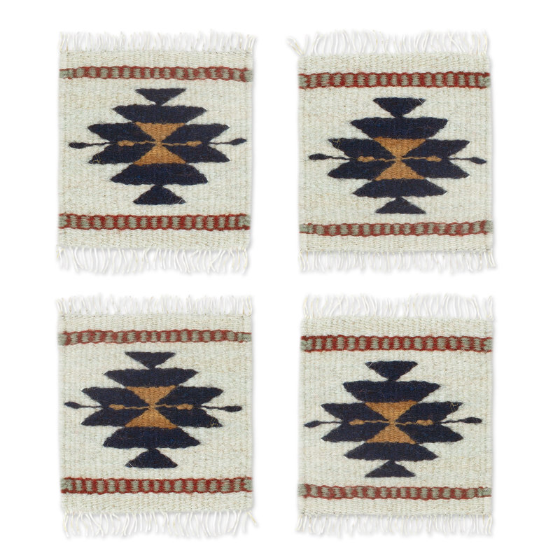 Rectangle 4 Piece Coaster Set