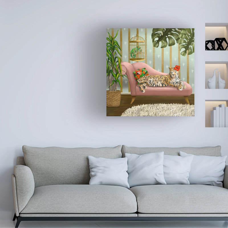 «Animals of Leisure 1» par Christine Rotolo - impression sur toile tendue, H 35 po x l 35 po x P 2 po