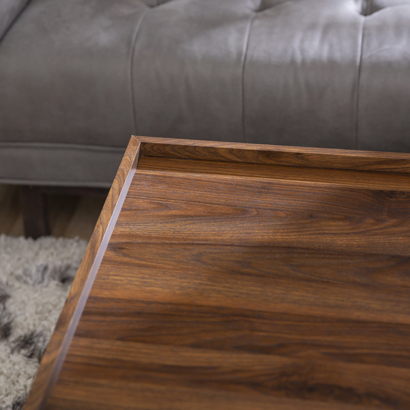 Table basse Pullman, Noyer foncé