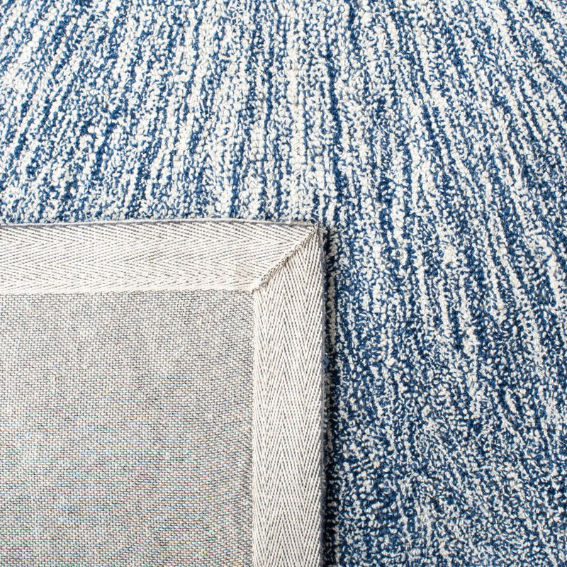 Tapis en laine et coton touffetés à la main avec latex, Rectangle 9 pi x 12 pi
