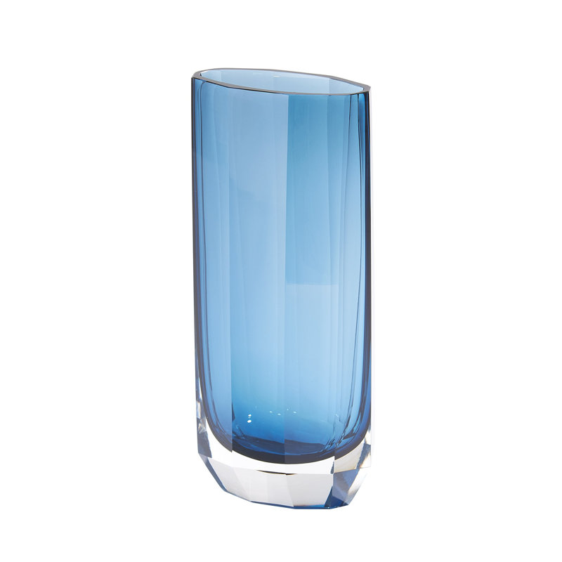 Jewel Vase-Tall, Blue