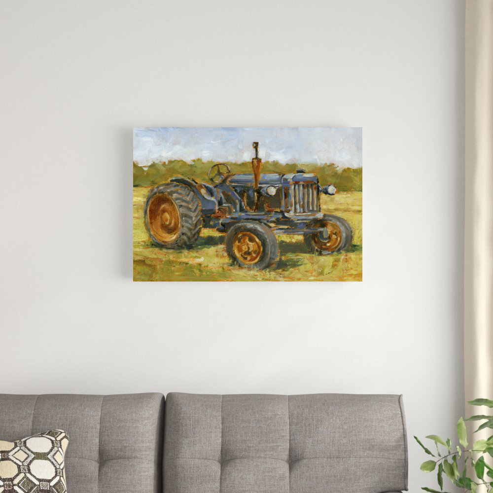 " Rustic Tractors III " by Ethan Harper Painting Print August Grove® 