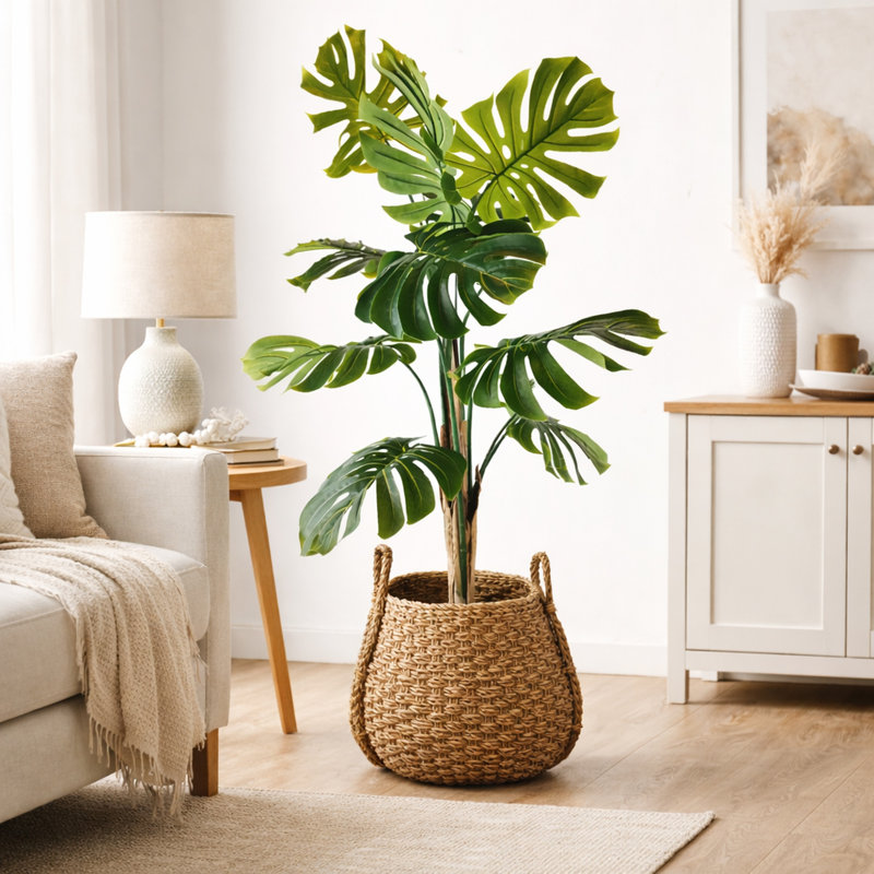 Panier à poignée 5,5 pieds Monstera