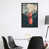 Dark Rustic Wood Framed Canvas