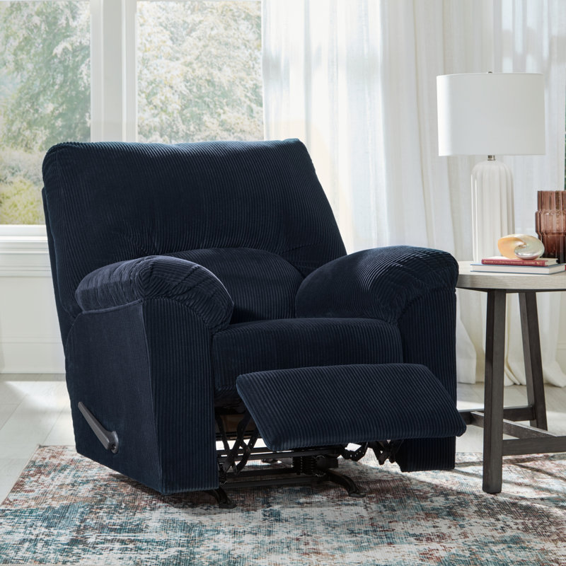 Fauteuil inclinable Castanon, Bleu