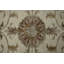 Tapis beige à motif floral Leming
