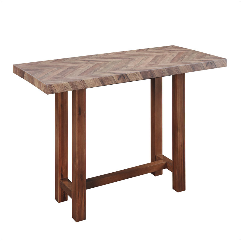 Gilsea Brown Finish Dining Table