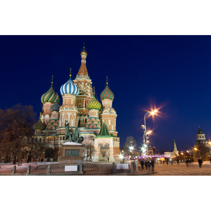 St. Basil's Cathedral by TatianaTolstykh - Wrapped Canvas Print, 61cm H x 91cm W x 3.8cm D
