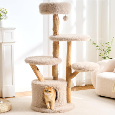56.89 " H Cat Tree