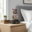 Lampe de table hibou en verre coloré 10,5 po Tiffany (ampoule incluse)