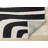 Abstract Black White Scandinavian Indoor/Outdoor Area Rug-1008447549