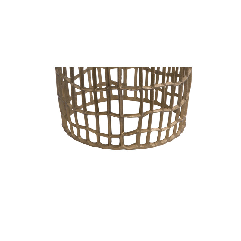 Harper Glass Top End Table
