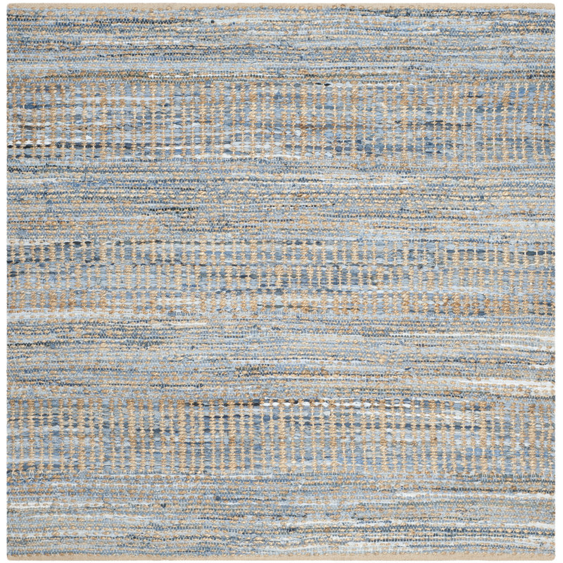 Pauleth Cape Cod Hand Woven Jute Rug, Square 8'