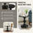 Caesar Traditional Round Pedestal End Table-1861390572