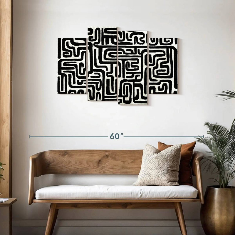 Labyrinthe africain Avery, H 27 po x l 43 po