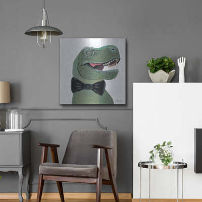 Luxe Art en métal «Mr. Rex «By Ashley Justice, métal« Mr. Rex »par Ashley Justice