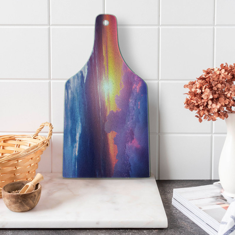 Planche à découper en verre trempé Ambesonne