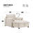 Chenille Armchair With Ottoman-541482963