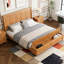 Lit-bateau haut en bois massif avec espace de rangement de 64 po-1494389590-1494389545