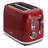 Retro 2 Slice Toaster with Extra Wide Slots in Red-86803914