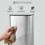 Poubelle de cuisine en acier inoxydable de 14 gallons / 51 L à grande capacité amovible et résistante aux empreintes digitales