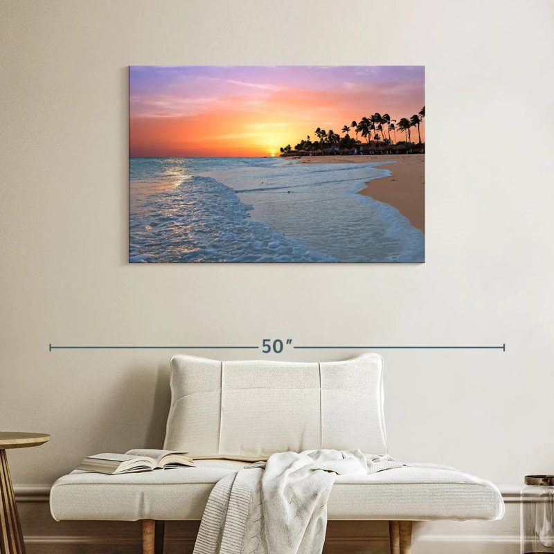 Gillard Druif Gillard coucher de soleil, H 26 po x l 39 po