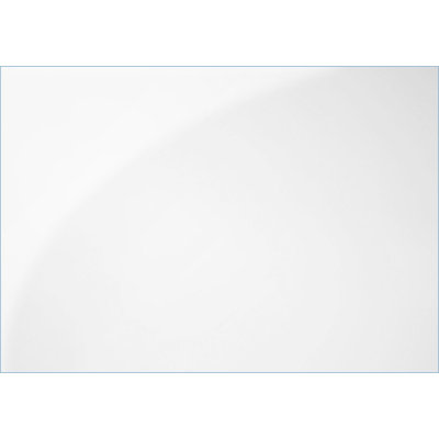 Meuble télé | Console multimédia 60 po avec rangement, blanc brillant | Blanc | Bois d'ingénierie