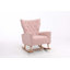 Chaise berçante en bois massif et manufacturé-91886258