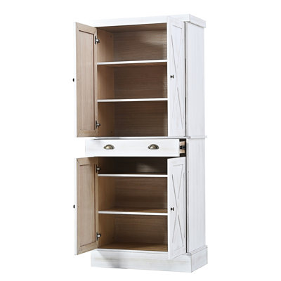 Buffet de rangement 30,3 po Zalyn, naturel