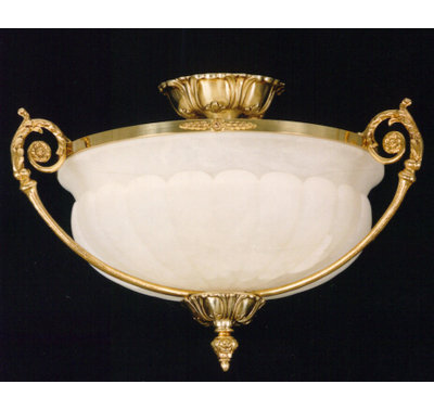 Barringer Glass Semi Flush Mount