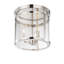 Plafonnier encastré cylindrique 12,5 po en nickel poli Ryne-776448986