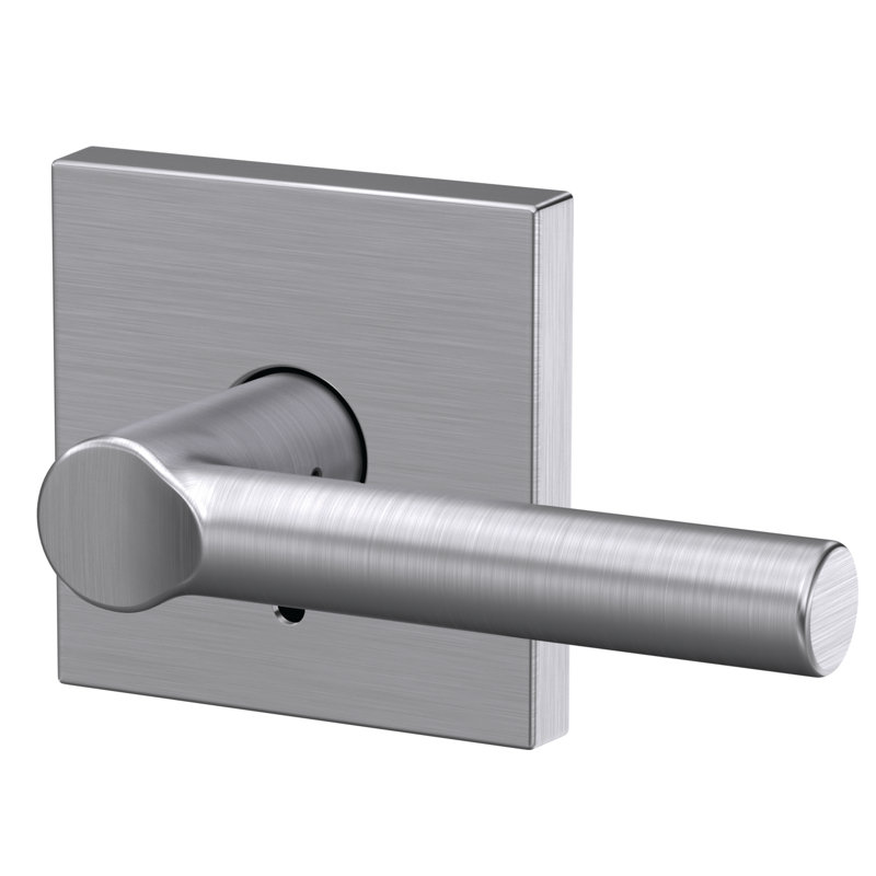 Custom Broadway Non-Turning Lever with Collins Trim, Satin Chrome